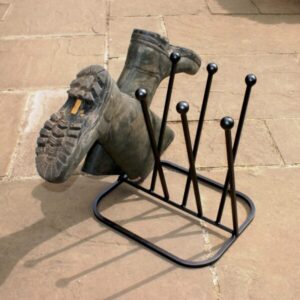 Welly Boot Rack | Poppy Forge Four Pair Family Boot Stand