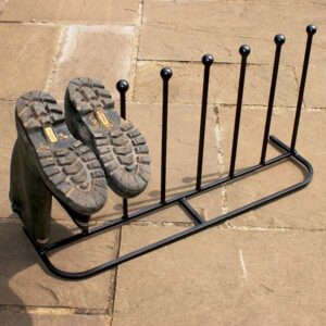 Outdoor Welly Boot Stand | Family Welly Rack for Four Pairs