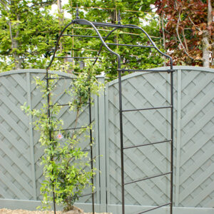 Garden Arch for Hard Surfaces - Elegant Poppy Forge Arcadia Arch