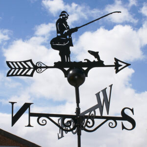 Decorative Weathervane - Fisherman Weathervane by Poppy Forge
