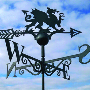 Dragon Weathervane - Welsh Dragon Poppy Forge Weathervane