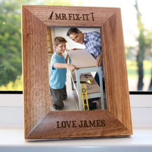 Photo Frames for Dad - Mr Fix It Engraved Photo Frame