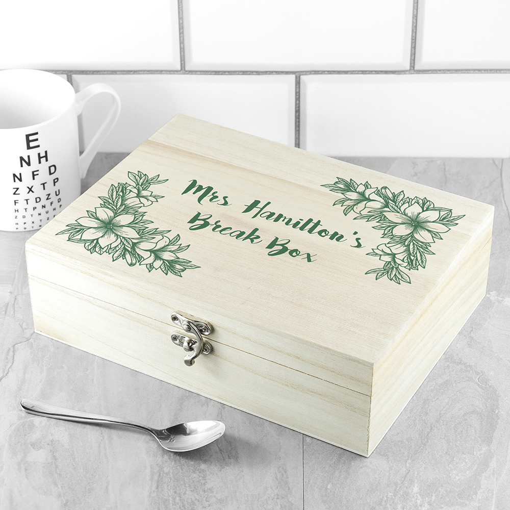 Best Teacher Gifts Personalised Tea Box