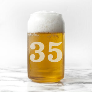 - Personalised Birthday Can Glass