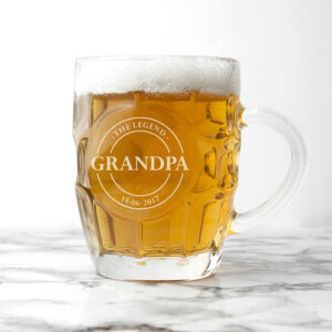 Gifts for Dads - Personalised Pint Glass for Fathers
