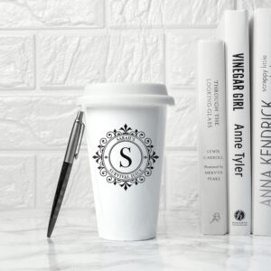 Personalised Monogrammed Ceramic Eco Cup