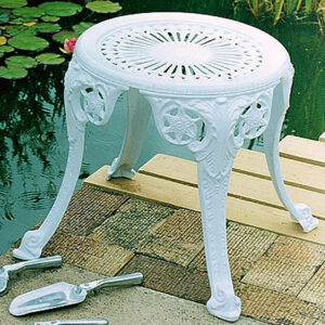 Coalbrookdale Stool - Stunning Solid Aluminium - Choice of Colours