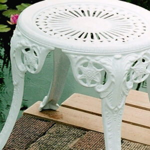 Coalbrookdale-Stool-–-Stunning-Solid-Aluminium