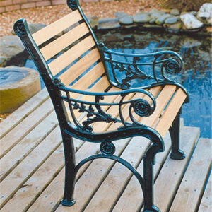 Decorative Garden Chair | Cast Aluminium Edwardian Chair