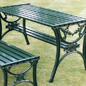 Edwardian Garden Table - Solid Aluminium Edwardian Reproduction Table