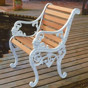 Quality Garden Chair -Solid Aluminium & Wood Sandringham Chair