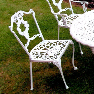 Solid Aluminium Garden Chairs | Ornate & Italian Inspired