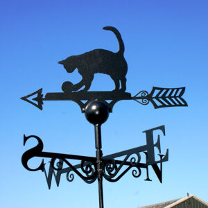 Cat Weathervane - Intricate Quality & Adorable Touch by Poppy Forge