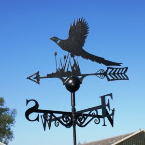 Country Weathervane - Intricate Quality Poppy Forge Pheasant Vane