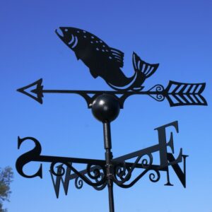 Fish Weathervane - Perfect Gift for Anglers by Poppy Forge