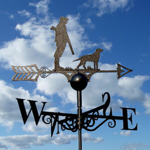 Poppy Forge Man & Dog Weathervane