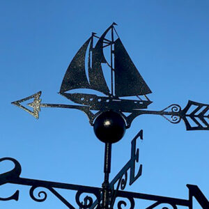 Sailing Boat Weathervane by Poppy Forge