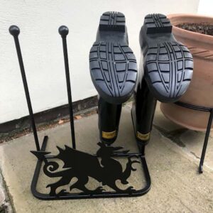 Welsh Boot Stand Poppy Forge Welsh Dragon 2 Pair Boot Rack