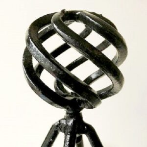 Large Cage Ball Poppy Forge Obelisk
