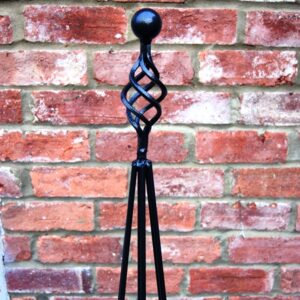 Metal Garden Obelisk - Quality Hampton Obelisks with Cage & Ball Top