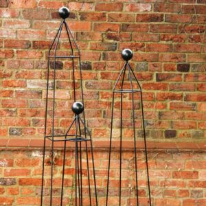 Three Sizes of Cleo Poppy Forge Obelisks