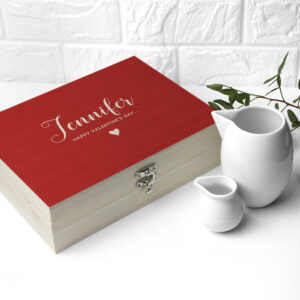 Romantic Gifts for Tea Lovers - Personalised Tea Box For Your Loved One