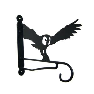 Poppy Forge Owl Wall Bracket - Feature Bracket for Hanging Baskets