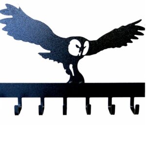 Poppy Forge Owl Coat Rack - Antique Black