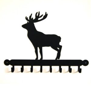 Poppy Forge Stag Tool Rack - Antique Black Tools or Coat Rack