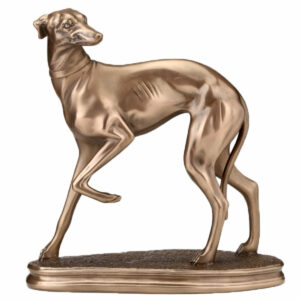 Standing Whippet Sculpture | Cold Cast Beauchamp Bronze