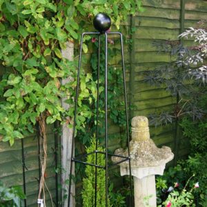 Classic Plant Obelisk by Poppy Forge