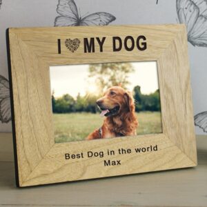 Engraved Photo Frame for Dogs