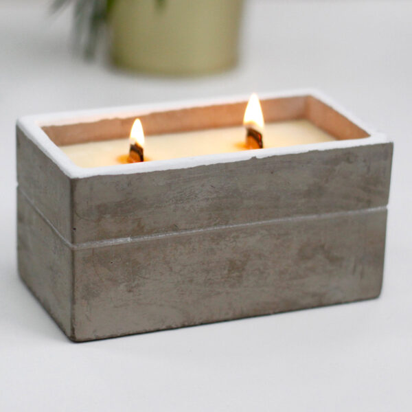 Double Wooden Wick Candle - Large Soy Spiced South Sea Lime