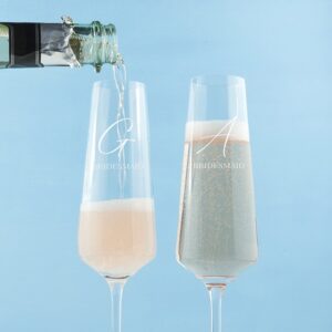 Wedding Party Champagne Flute - Personalised Bridesmaid