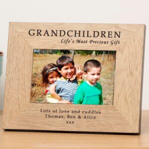 Grandchildren Photo Frame | Quality Personalised Frame