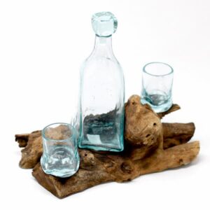 Molten Glass Whisky Set