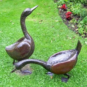 Geese Garden Sculptures - Fair Trade Extraordinary Statues