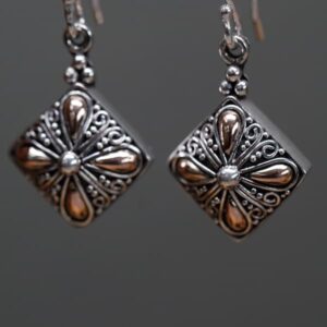 Handmade Gold & Silver Indonesian Earrings