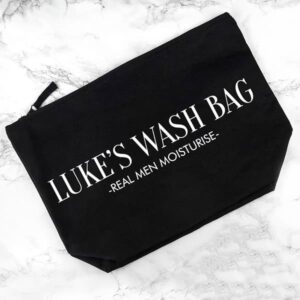Mens Wash Bag - Black & White