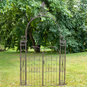 Garden Gate Arch Patina Rust -Woodland Arch and Gates