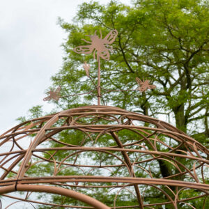 Ascalon Honey Bee Gazebo with Rustic Orange Finish