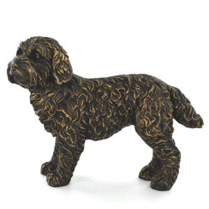 Cockapoo Cold Cast Bronze Sculpture