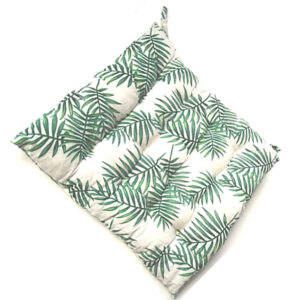 2373 Dark Green Fern Square Seatpad