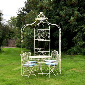 Antique Cream Garden Gazebo by Ascalon