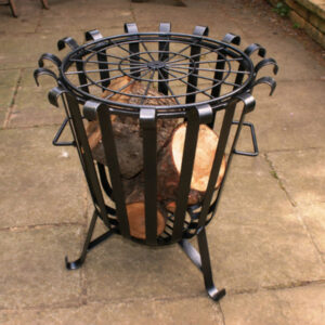 Garden Brazier | Poppy Forge Steel | Black or Bare Metal