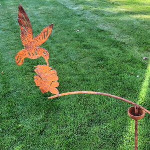 Balancing Garden Stakes - Hummingbird