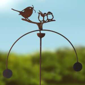 Balancing Garden Birds - Poppy Forge Double Disc Wind Spinners
