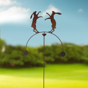 Boxing Hares Wind Rocker - Poppy Forge Double Disc Spinner