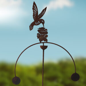 Hummingbird Wind Rocker - Poppy Forge Double Disc Spinner