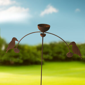 Poppy Forge Bird Feeder Double Disc Wind Rocker